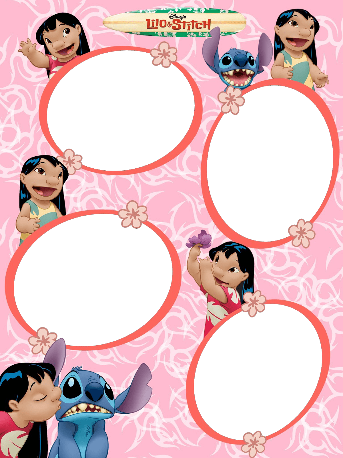 Foto Lilo Stich con 4 Marcos